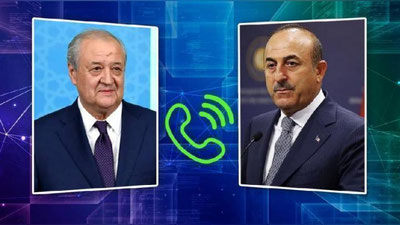 'O`zbekiston va Turkiya tashqi ishlar vazirlari Afg`onistondagi vaziyat yuzasidan fikr almashdi'ning rasmi