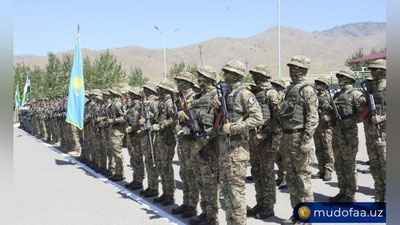 Изрображение 'На полигоне "Ангрен" проходят узбекско-казахстанские военные учения'