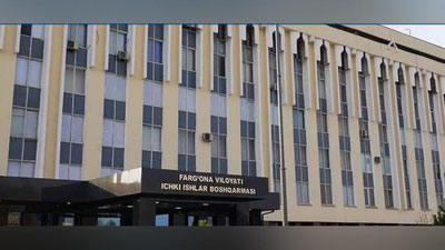 'Farg`onada "Baraka burger" nomli do`kon oynalari sindirilib, yoqib yuborildi'ning rasmi