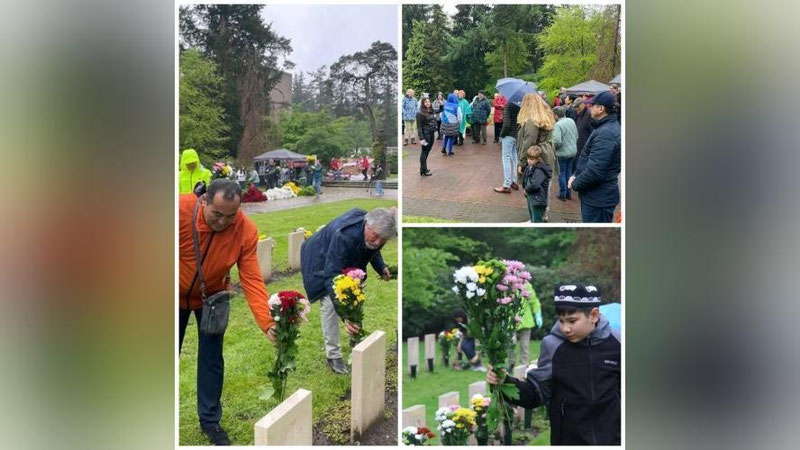 'Ikkinchi jahon urushida halok bo`lgan 101 nafar o`zbek Niderlandiyaga ko`milgan'ning rasmi