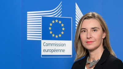 Изрображение 'ГЛАВА ЕВРОПЕЙСКОЙ ДИПЛОМАТИИ ФРЕДЕРИКА МОГЕРИНИ ПРИБЫВАЕТ В УЗБЕКИСТАН'