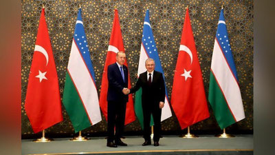 'Shavkat Mirziyoev Erdo`g`onni orden bilan mukofotladi'ning rasmi