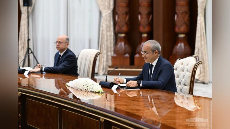 Изрображение 'Министр экономики Азербайджана прибыл в Узбекистан для участия в Ташкентском инвестиционном форуме'