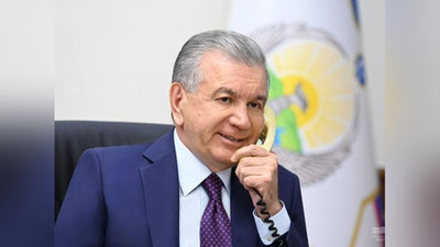 'Gurbanguli va Serdar Berdimuhamedovlar Shavkat Mirziyoevni tug`ilgan kuni bilan tabrikladi'ning rasmi