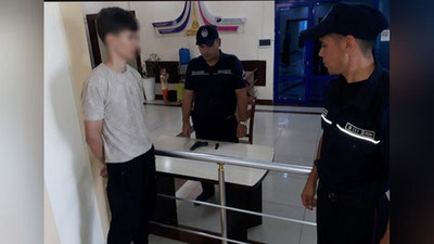 Изрображение 'В отделение банка в Ургенче пытался проникнуть парень с пневматическим пистолетом'