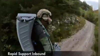 Изрображение 'Военные НАТО протестировали реактивный ранец Jet Suit (видео)'
