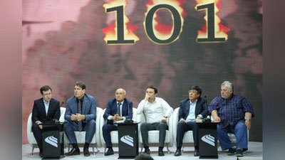 '101 o`zbek jangchilarining insonparvarlik g`alabasi...'ning rasmi