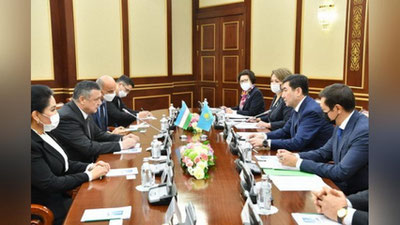 Изрображение 'Узбекистан и Казахстан создадут Совет межпарламентского сотрудничества'