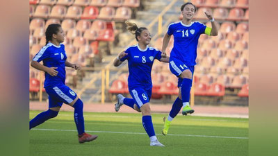 'O`zbekistonlik qizlar “CAFA U-17 Women’s Championship 2021” xalqaro turnirida eronliklarni mag`lub etdi'ning rasmi