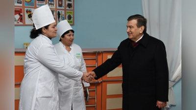 Изрображение 'ПРЕЗИДЕНТ УЗБЕКИСТАНА СОВЕРШАЕТ ПОЕЗДКУ ПО КАРАКАЛПАКСТАНУ'