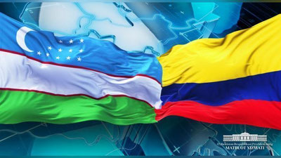 'Shavkat Mirziyoev Kolumbiya Prezidentini tabrikladi 'ning rasmi