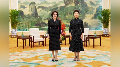 'O`zbekiston va Xitoy Respublikasining Birinchi xonimlari uchrashdi (foto)'ning rasmi