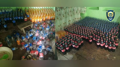 'Учкўприкда “Coca-cola”, “Pepsi” ва “Fanta”ларни яширин  ишлаб чиқараётган цех фаолияти фош этилди'ning rasmi