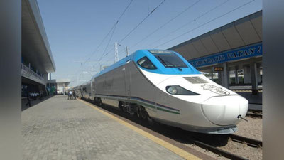 '25 avgustda "Afrosiyob" poezdining harakat jadvalida bir martalik o`zgarish bo`ladi'ning rasmi