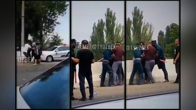 '"Toshkent viloyatida YPX xodimlari va fuqarolar o`rtasida janjal". Surishtiruv olib borilmoqda (video)'ning rasmi