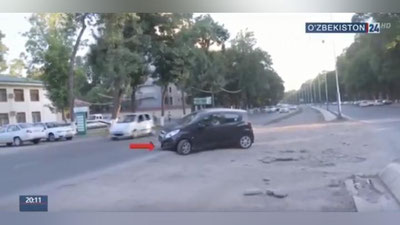 Изрображение 'ГОСТЕЛЕВИДЕНИЕ ПОКАЗАЛО РАЗБИТЫЕ ДОРОГИ У ФАРХАДСКОГО РЫНКА (ВИДЕО)'