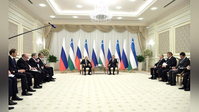 Изрображение 'В ТАШКЕНТЕ ПРОХОДЯТ ПЕРЕГОВОРЫ ШАВКАТА МИРЗИЁЕВА И ВЛАДИМИРА ПУТИНА'