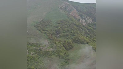 Изрображение 'Спасатели нашли место крушения вертолета президента Ирана'