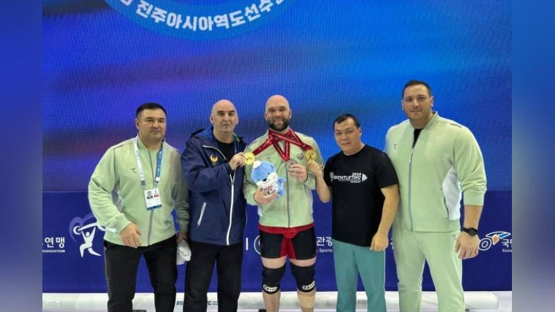 'Ruslan Nurudinov to`rt karra Osiyo chempioniga aylandi'ning rasmi