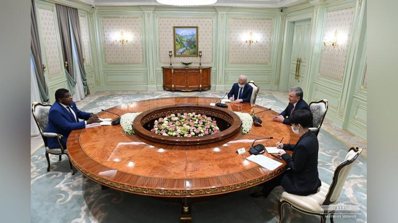 'Prezident Parlamentlararo ittifoq bosh kotibini qabul qildi'ning rasmi