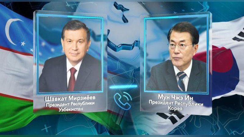 Изрображение 'ПРЕЗИДЕНТ УЗБЕКИСТАНА ПОЗДРАВИЛ ГЛАВУ ЮЖНОЙ КОРЕИ С ДНЕМ РОЖДЕНИЯ'