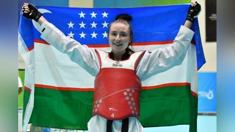 'Svetlana Osipova taekvondo bo`yicha vise-chempion bo`ldi'ning rasmi