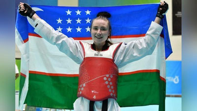 'Svetlana Osipova taekvondo bo`yicha vise-chempion bo`ldi'ning rasmi