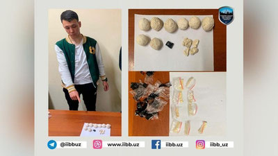 Изрображение 'В Ташкенте задержали закладчика героина'