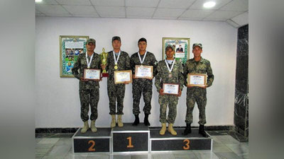 'Mudofaa vazirligi jamoasi kuch tuzilmalari o`rtasida o`tkazilgan ko`pkurashda birinchilikni egalladi'ning rasmi