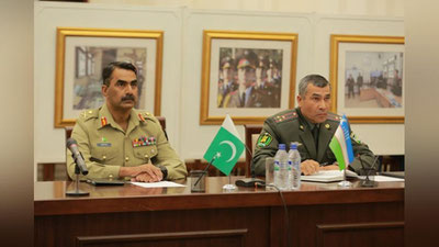 'Pokiston delegasiyasi O`zbekiston Qurolli Kuchlari akademiyasida bo`ldi'ning rasmi