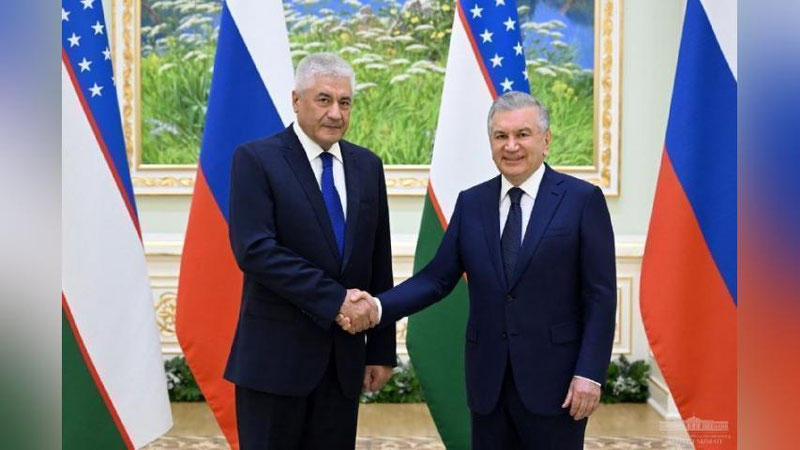 'Prezidenti Rossiya IIV delegasiyasini qabul qildi'ning rasmi