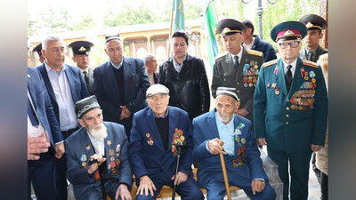 'Ўзбекистонда 236 нафар Иккинчи жаҳон уруши қатнашчиси ва ногиронларига моддий ва маънавий ёрдам кўрсатиш бўйича режа ишлаб чиқилди'ning rasmi