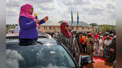 'Tanzaniya tarixida ilk bor ayol kishi prezident bo`ldi'ning rasmi