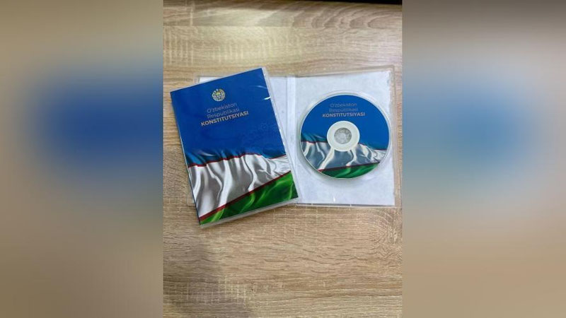 'Konstitusiyaning Brayl alifbosidagi shakli tayyorlandi'ning rasmi