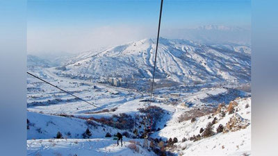 'Чимён ҳудудида қор кўчиш хавфи ҳақида эълон қилинди  'ning rasmi