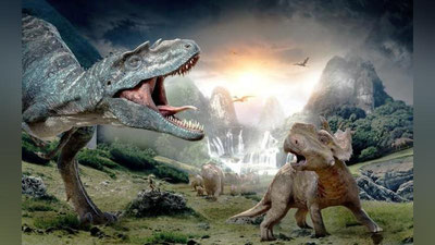'Olimlar dinozavrlarning er yuzidan yo`qolib ketish sabablarini ma`lum qilishdi 'ning rasmi