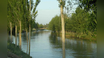 Image of 'In Andijan, an 11th-grade student was swept away in a canal.'