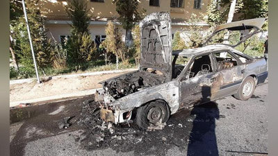 'Toshkentda "Mazda" rusumli avtomobil yonib kul bo`ldi (+foto)'ning rasmi