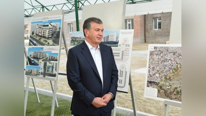 'Шавкат Мирзиёев Тошкентда амалга оширилаётган бунёдкорлик ишлари билан танишди'ning rasmi