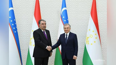 Изрображение 'Главы Узбекистана и Таджикистана провели встречу в узком формате'