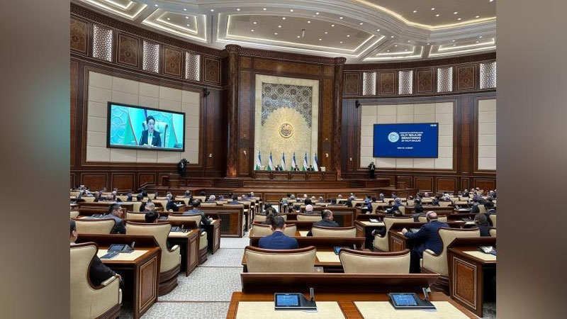 'Senatning navbatdagi yalpi majlisi kuni ma`lum qilindi'ning rasmi