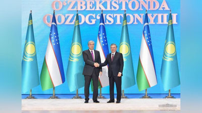 'O`zbekistonda Qozog`iston yili qardoshlik va yaxshi qo`shnichilik munosabatlarini mustahkamlashga xizmat qiladi'ning rasmi