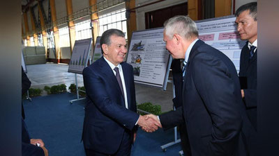 '​ШАВКАТ МИРЗИЁЕВ БЕКОБОД ШАҲРИ ФАОЛЛАРИ БИЛАН УЧРАШМОҚДА'ning rasmi