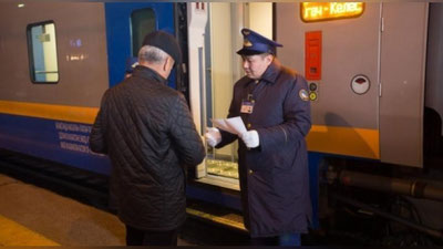 Изрображение 'ЗАПУЩЕН СКОРОСТНОЙ ПОЕЗД "АЛМАТЫ-ТАШКЕНТ"'