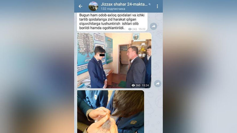 'O`zbekiston Xalq ta`lim vazirligi Jizzaxdagi maktabda o`quvchilarning sochi o`lchanayotgani holatiga izoh berdi'ning rasmi