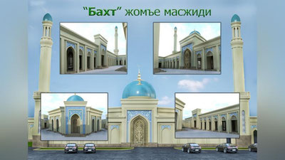 'Sirdaryo viloyatida“Baxt” masjidi binosiga birinchi g`isht qo`yildi'ning rasmi