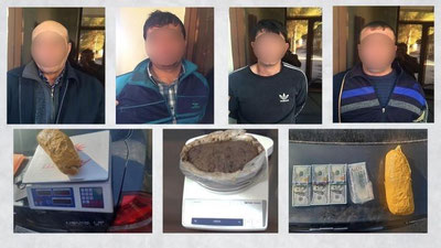 'Buxoro viloyatida 1 kg.an ziyod “opiy” giyohvandlik moddasini sotmoqchi bo`lgan shaxslar qo`lga olindi'ning rasmi