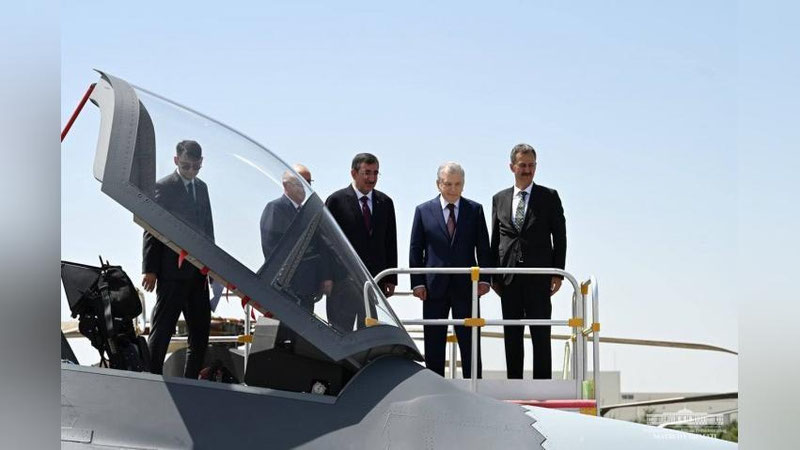 Изрображение 'Президенту Узбекистана представлена деятельность оборонных предприятий Турции'