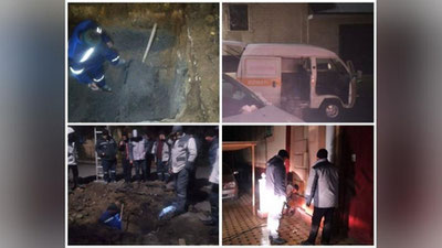 Изрображение 'Аварийная ситуация с газовой трубой в Яккасарайском районе ликвидируется'