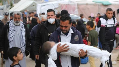 'G`azo sektorida halok bo`lganlarning uchdan ikki qismidan ko`prog`i ayollar va bolalardir'ning rasmi